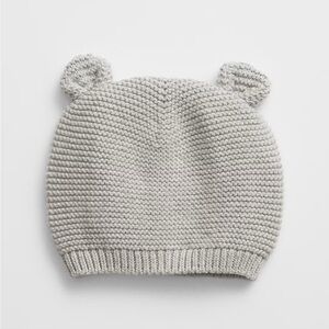 NWT GAP gray 18-24M Baby Garter Bear Hat